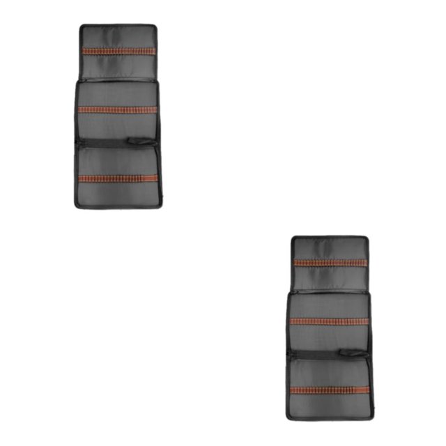 Kearding Bolsa de nailon para almacenamiento de lápices, asa de elevación con cremallera, organizador protector para bolígrafos Type2 NO2