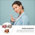 thumbnail image 4 of Houderco 3Pcs Delicate Heart Shape Hair Clips Assorted Color Durable Resin Hair Accessories, 4 of 5