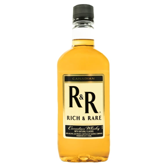 Rich And Rare Canadian Whisky, Plastic Bottle 750ml 80 Proof