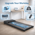 thumbnail image 3 of Noaman Walking Pad Under Desk Treadmill, 2.5HP Quiet Portable Treadmill for Home & Office, 265 lbs Capacity, Compact Design with 20.5" Wide Frame, LED Display & Remote Control, 3 of 11