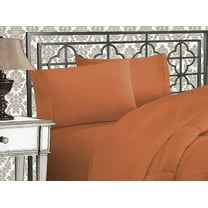 Elegant Comfort 1500 Thread Count Wrinkle & Fade Resistant Egyptian Quality Microfiber Ultra Soft 4-Piece Bed Sheet Set with Deep Pockets, Twin/Twin XL, Coral