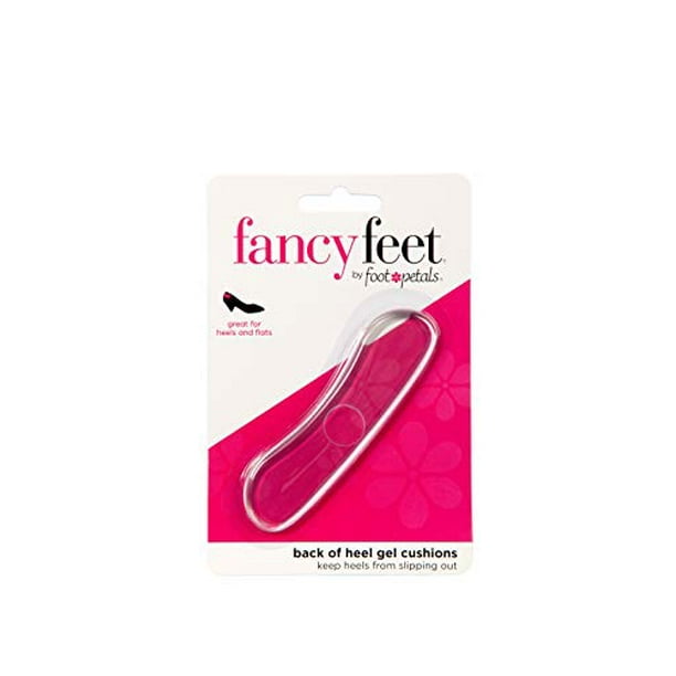 Foot Petals Fancy Feet Women's Gel Back of Heel Cushions, 1 pack
