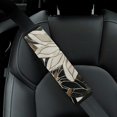 thumbnail image 4 of WYYP Flower Design Mosaic Comfortable Car Seat Strap Pads Car Seat Belt Pad Cover Ideal for Car Interior Accessories 1Pcs, 4 of 5