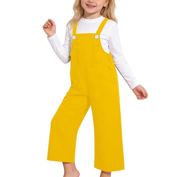 Kids Performance Overalls Stage Jumpsuit – Cute Design with Comfortable Fabric Construction, Choir Dance Outfit for Holiday Party Performance Wear Age 4-16