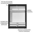 thumbnail image 5 of Ropero Madesa Dallas Plus 2 Puertas Con Espejo Negro, 5 of 5