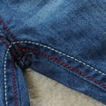 thumbnail image 6 of Boy Jeans Size 7 Boys Jeans Baggy Classic Straight Leg Drawstring Elastic Waist Loose Denim Pants with Pockets 2-12 Years, 6 of 9