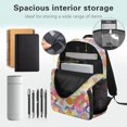 thumbnail image 5 of Aplkyhs Cute Capybara School Backpack for Boys Girls Ages 6-18 Large Capacity Ergonomic Padded Shoulder Straps Back to School Gift for Elementary Middle High School Students, 5 of 7