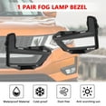 thumbnail image 7 of Left & Right Front Fog Light Exterior Bezel Cover for Nissan Rogue 17-20 2.5L, 7 of 7