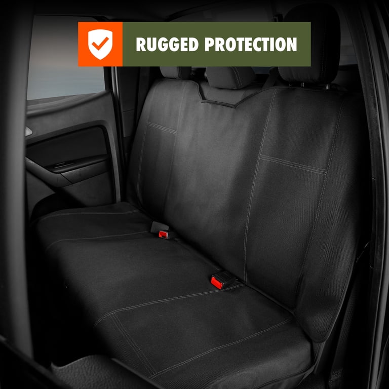 Ozark Trail Heavy Duty Rear Bench Seat Cover, Black photo 2