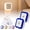 2pcs blue, variant on Square Light-Controlled Night Light, LED Night Lights Plug Into Wall with Smart Sensor, Energy-Efficient Warm White Glow for Bedrooms, Hallways, Bathrooms