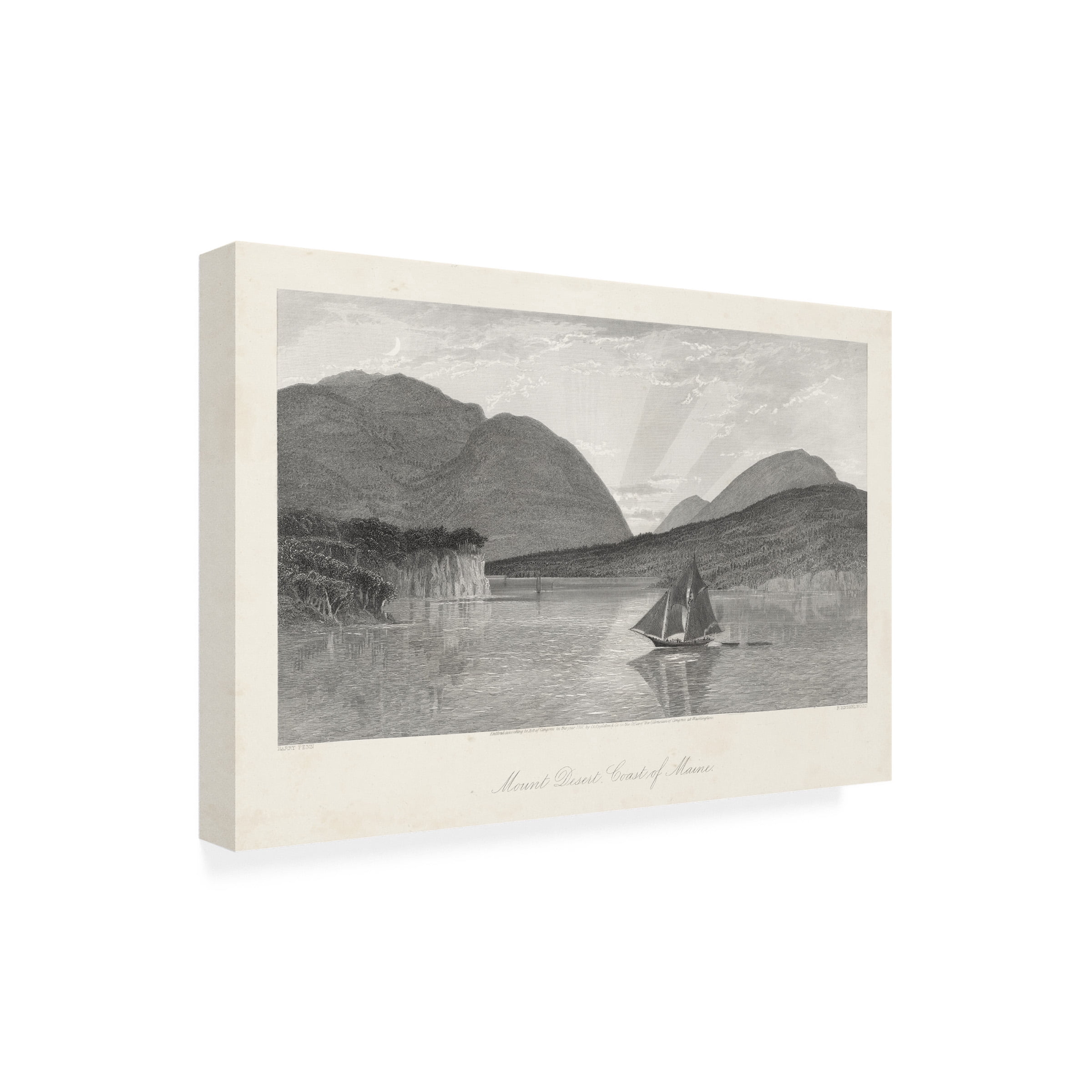 William Cullen Bryant 'Mount Desert Coast Of Maine' Canvas Art