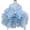 Blue-2, variant on ANIAC Gray Dog Dress for Small Dogs Female,Bow Knot Girl Puppy Clothes with Detachable Pearl Necklace, Elegant Cat Dress, Formal Pet Pary Outfit for Wedding Birthday Valentines (Gray, Large)