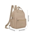 thumbnail image 3 of Mochila de nailon para portátil, ideal para desplazamientos diarios, uso casual, con opción de transporte en H, bolsa de viaje de gran capacidad para el trabajo y fines de semana., 3 of 6