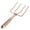 Rose Gold, variant on jicheng Turkey Fork Stainless Steel Roaster Fork for Picnic Barbecue Kitchen Argent