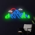 thumbnail image 3 of Handmadetneonsign Pine Mountain Neon Sign, Mountain Wall Art Decor, Mountain Wall Decor, 3 of 5