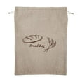 thumbnail image 2 of 2PCS Reusable Linen Bread Bags For Sourdough & Artisan Loaves Homemade Bread Storage Rustic Kitchen Cloth Bags, 2 of 9