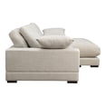 thumbnail image 3 of Moe's Home Collection Plunge Sectional Fabric Brown, 3 of 9