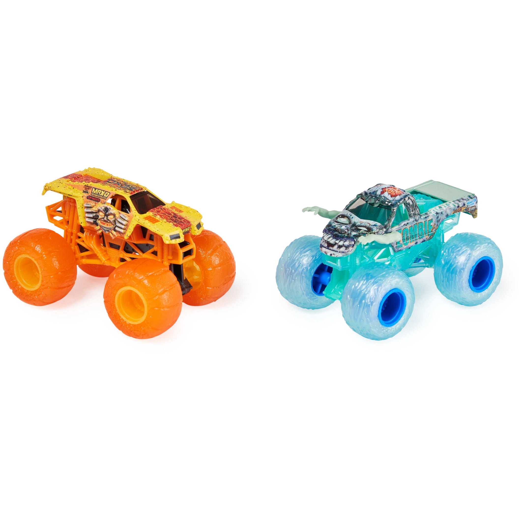 Monster Jam, 1:64 Scale Die-Cast Monster Trucks 2-Pack (Styles May Vary)