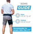 thumbnail image 3 of ZENKEYZ, Groin Support and Hip Brace for Men & Women, Black, Non-Slip Design, 1 pc, 3 of 6