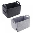 thumbnail image 5 of Felt Laundry Basket with Handle Household Sundries Storage Basket Foldable, 5 of 8