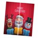thumbnail image 4 of Cortinas navideñas de tela impermeable con ganchos Festival Holiday Decor Monigote de nieve Zulema Cortinas de ventana 3D de Christma, 4 of 7