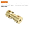 thumbnail image 4 of 6pcs 2mm to 2.3mm Brass Shaft Coupling Joint Connector with Screws Hex Wrench Flexible Motor Shaft Coupler, 4 of 4