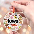 thumbnail image 4 of Iowa Christmas Ornament, Ceramic/Acrylic Ornament, Keepsake for Mother’s Day, Valentine’s Day Decoration, Festive Gift Ornament, 2025 Edition, 4 of 5