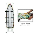 thumbnail image 4 of HELLHERO Extra Thick Ironing Board Cover and Pad, 15x54 Ironing Board Cover, Resist Scorching and Staining,Elastic Edges, Tropical Floral and Bird Motifs, 4 of 5