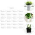 thumbnail image 4 of 25pcs Simple FlowerPot Bandeja Home Plástico Flor Pot Base Planter Bandeja de agua, 4 of 7