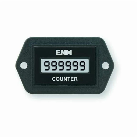 Enm Electronic Counter,6 Digits,LCD C1121BB