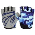 thumbnail image 2 of Cheers.US Girls Boys Non-Slip Cycling Gloves Shock-Absorbing Bicycle Scooter Bicycle Riding Fingerless Gloves Children Kids Breathable Sports Gloves for Bike Skateboard Roller Skating Biking Climbing, 2 of 7