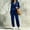 (Fashion 26)Blue, variant on Aimik Womens 2 Piece Outfits Velour Drape Neck Long Sleeve Top and Jogger Pants Set Winter Fall Casual Lounge Sets for Women