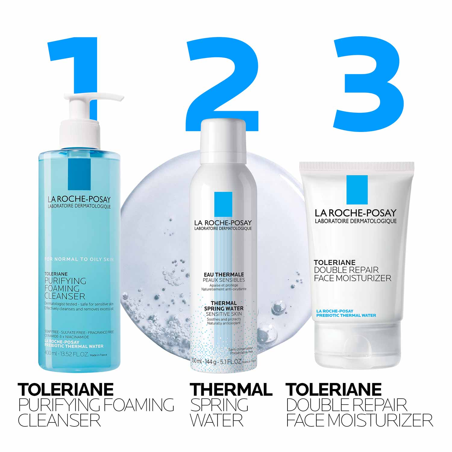 La Roche-Posay Toleriane Purifying Foaming Face Wash, 13.52 oz photo 4