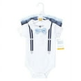 thumbnail image 2 of Hudson Baby Infant Boy Cotton Bodysuits, Mommys Little Man Polo, 18-24 Months, 2 of 5