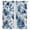 Navy, Blue, White, variant on Blue Spring Floral Kitchen Curtains 63 Inch Length, Watercolor Ombre Summer Botanical Tiers Curtains for Living Room Berdoom Bathroom, Light Filtering Drapes Window Treatment 2 Panels 42"Wx63"L
