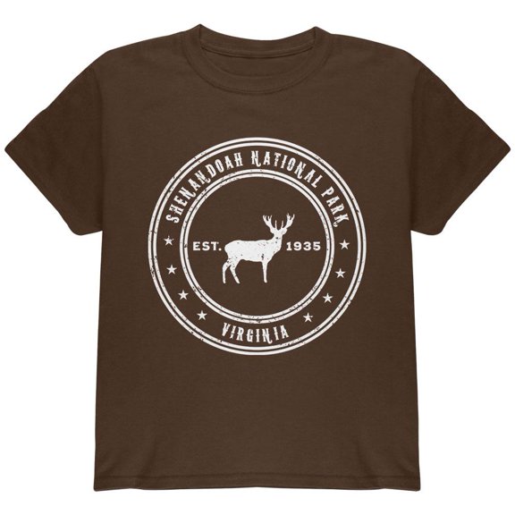 Shenandoah National Park Brown Youth T-Shirt - Youth Medium