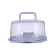 thumbnail image 4 of Contenedor para pasteles, contenedor para almacenar pasteles con tapa y asa, duradero, redondo, para tartas, fiestas de cumpleaños y hogar. Azul, 4 of 9