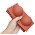 thumbnail image 2 of 3 Packs 6-Cavity Semi Sphere Silicone Mold for Making Chocolate Bomb, 2 of 5