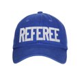 thumbnail image 1 of Classic Referee Hat Premium Cotton Low Profile Unstructured Adjustable Strapback Royal White, 1 of 3