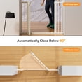 thumbnail image 5 of Mutak Baby Safety Gate, Baby Gates for Top Stairs Doorway, 29.5''- 46''Wide, High 36" , Pressure Mount, White, 5 of 9