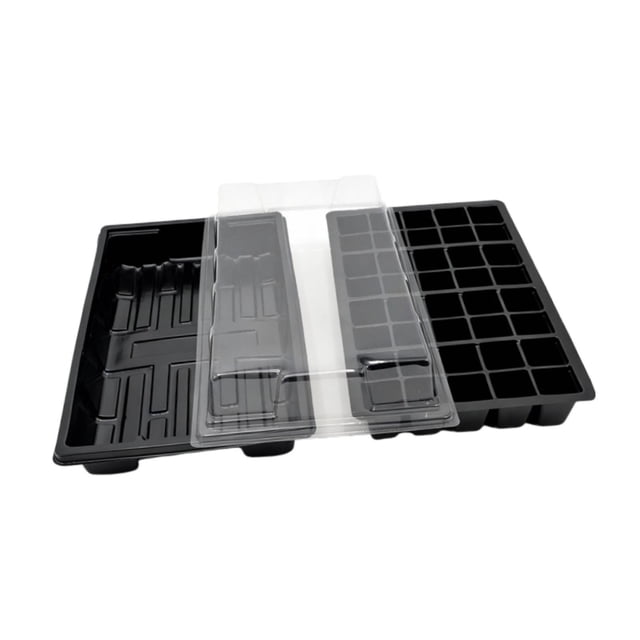 Fengbin Plant Starter Tray Nursery Tray,Reusable Indoor 40 Cells Sprouting Container for No ventilation