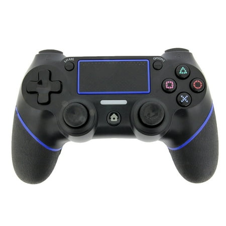 TekDeals Black Wireless Bluetooth Game Controller Pad Gamepad For Sony PS4 Playstation
