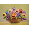 thumbnail image 2 of Lafayette F. Cargill 24x19 Gold Ornate Framed and Double Matted Museum Art Print Titled - Pansy (1937), 2 of 4