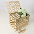 thumbnail image 4 of Wedding Card Box Elegant DIY Card Reusable Personalized Collapsible Envelop Gift Card Boxes for Wedding Reception Birthday Party JM01375, 4 of 8