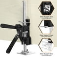 thumbnail image 3 of Uxcell 485 lb Load-Bearing 4.5" Height Adjustable Labor Saving Handle Jack 2Pcs, 3 of 5