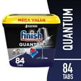 thumbnail image 2 of (2 pack) Finish Quantum Dishwasher Pods, No Pre-Rinse Dishwasher Detergent Soap Soap, Advanced Clean, 84 Count, 2 of 8
