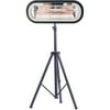 Hanover 18'' Electric Halogen Infrared Heat Lamp with Mounting Bracket and Tri-Pod Stand