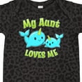 thumbnail image 4 of Inktastic My Aunt Loves Me Cute Narwhal Boys or Girls Baby Bodysuit, 4 of 5
