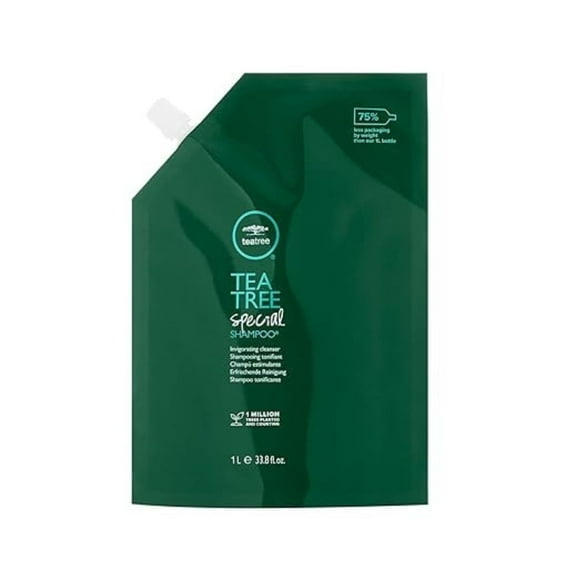 Tea Tree Special Shampoo, Liter Pouch Refill (33.8 oz.)