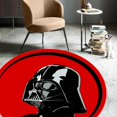 thumbnail image 2 of LaModaHome Rounded Rug Star Wars-Inspired RugNon-Slip Rug Washable Mat Child Stain Resistant Living Room Kitchen Carpet 2.3X2.3ft(70X70cm), 2 of 5